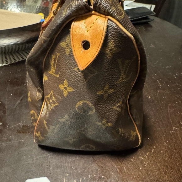 Louis Vuitton Dark Brown Monogram Satchel - Picture 2 of 3